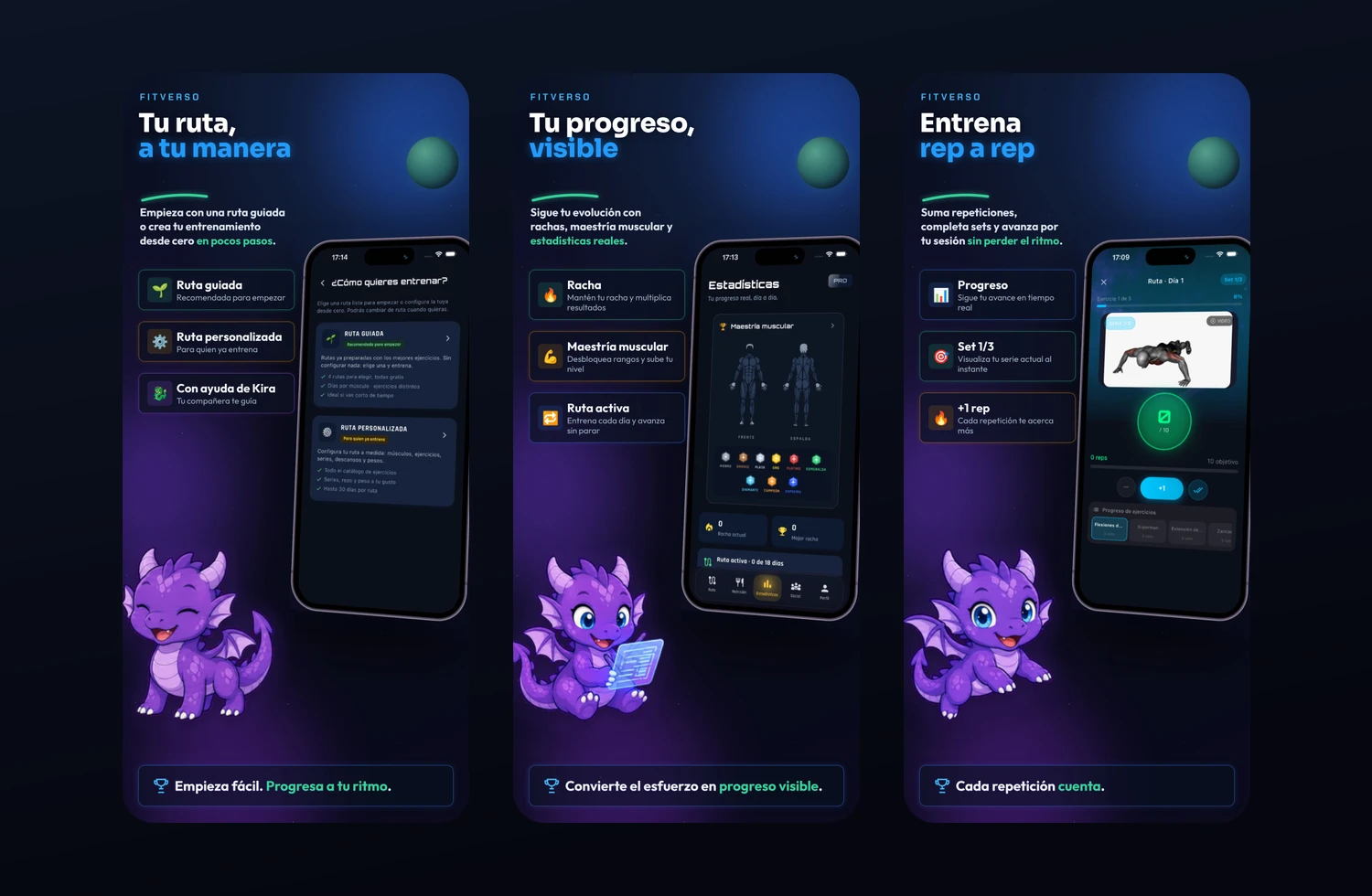 FitVerso — Fitness gamificado inspirado en anime